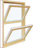 Double hung window