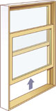 Single hung window